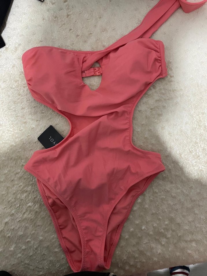 Pembe desenli mayo - Görsel 3