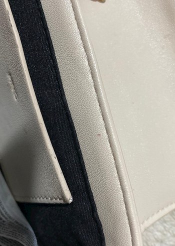 Bej deri çanta mango - Görsel 2