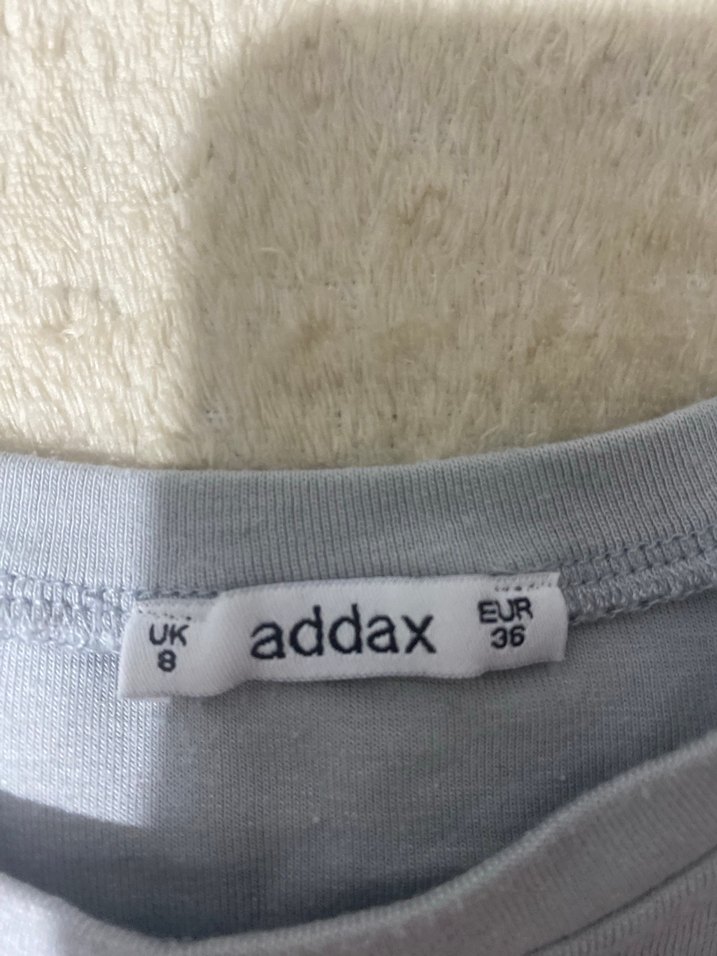 Gri Uzun Kollu Crop Top - Görsel 2