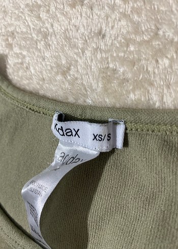 Kadın Haki Uzun Kollu Crop Top - Görsel 2