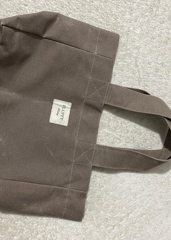 Bej Keten Kadın Günlük Çanta - Görsel 3