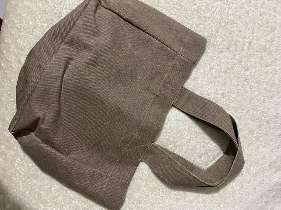 Bej Keten Kadın Günlük Çanta - Görsel 2