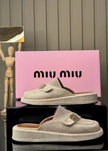 37 Beden camel Renk Miu Miu Terlik