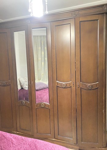 6 kapılı 2 aynalı Ankara Dolabı Taş Gibi - Görsel 5