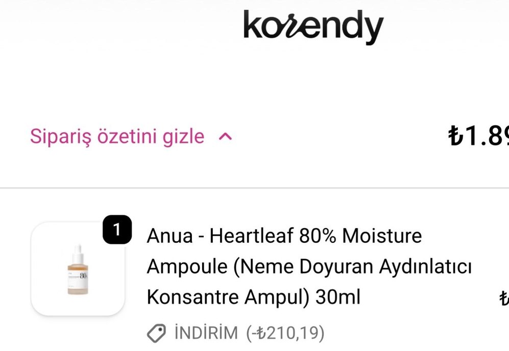 Anua Heartleaf 80 Nemlendirici Serum - Görsel 3