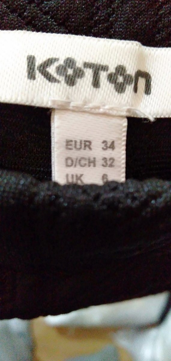 Siyah Pilili Midi Hamile Eteği - Görsel 2