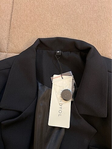 l Beden siyah Renk Blazer ceket