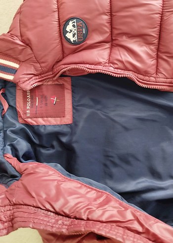 Bordo Fermuarlı Erkek Çocuk Mont - Görsel 5