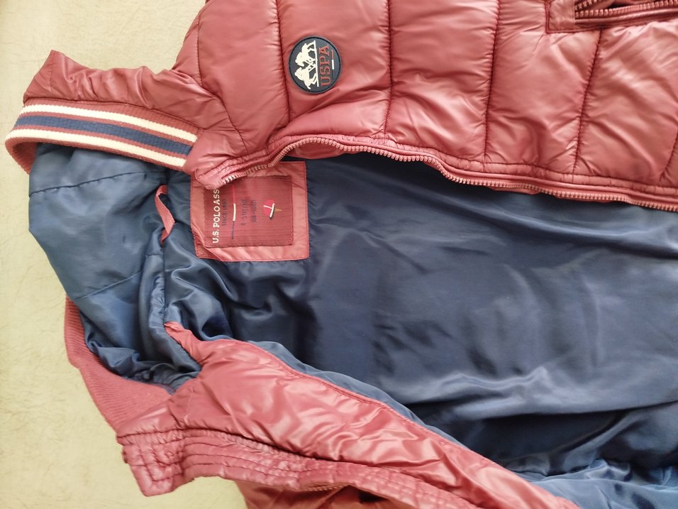 Bordo Fermuarlı Erkek Çocuk Mont - Görsel 5