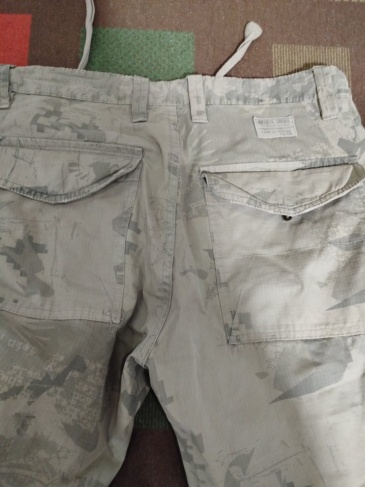 Gri Kamuflajlı Erkek Kargo Pantolon - Görsel 3