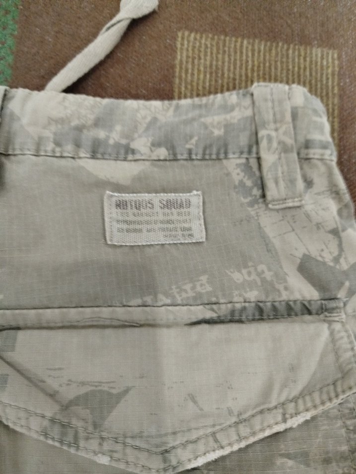 Gri Kamuflajlı Erkek Kargo Pantolon - Görsel 4