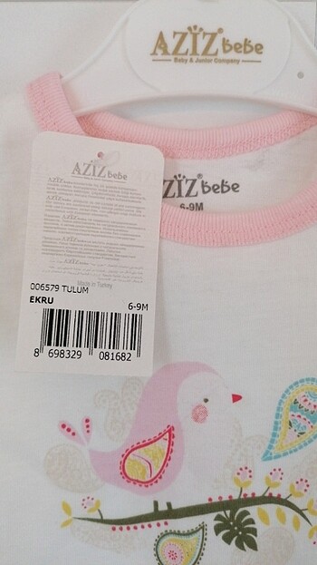 Diğer Aziz Bebe 6-9 aylık kız bebek tulum