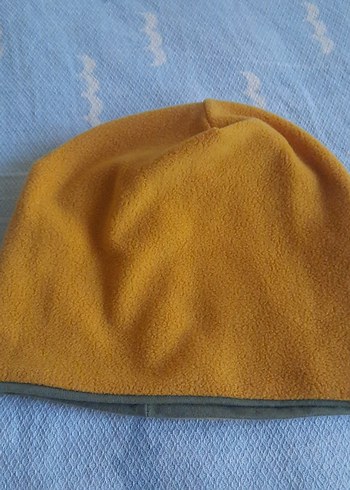 Düğmeli Gri Erkek Çocuk Polar Bere - Görsel 3