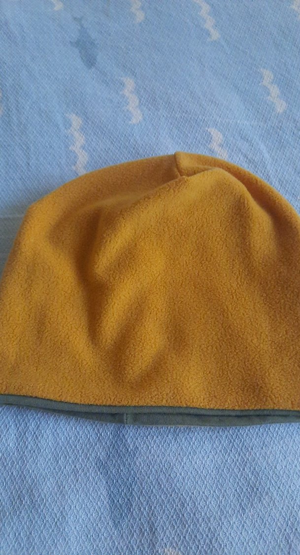 Düğmeli Gri Erkek Çocuk Polar Bere - Görsel 3