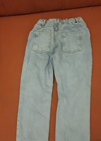 Erkek Çocuk Rahat Kesim Açık Mavi Kot Pantolon - Görsel 2