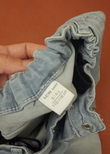 Erkek Çocuk Bol Kesim Bej Denim Pantolon - Görsel 3