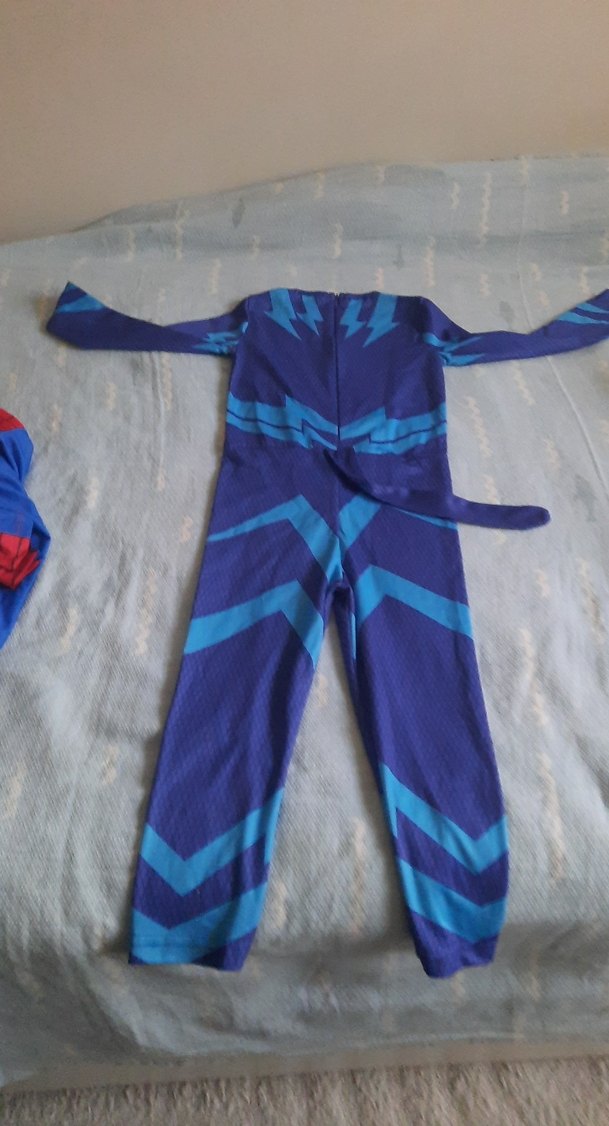 Uzun Kollu Mavi Çocuk Kostümü - Görsel 2