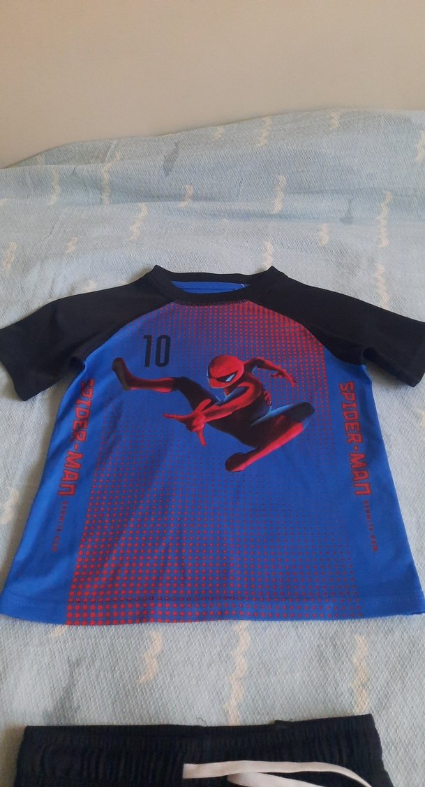 Mavi Baskılı Erkek Çocuk Eşofman Takımı - Görsel 3