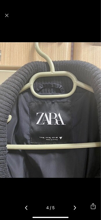 xl Beden siyah Renk Zara bomber ceket