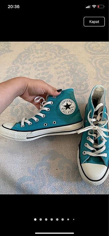 turkuaz converse