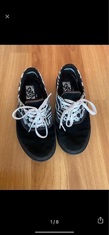 vans desenli ayakkabı