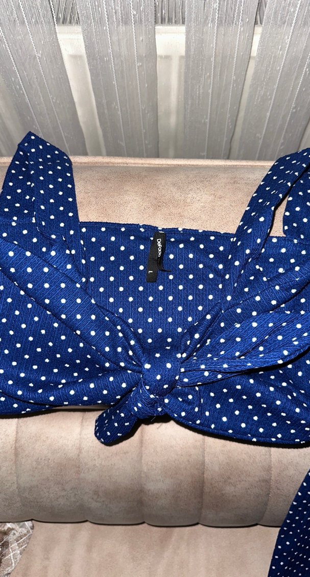 Lacivert Puantiyeli Hamile Takım - Görsel 3