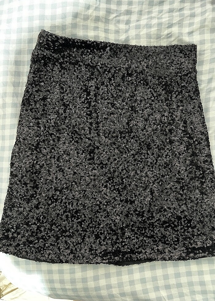 Payetli siyah etek - Görsel 2