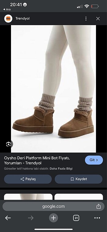 Oysho Ugg Bot - Görsel 8