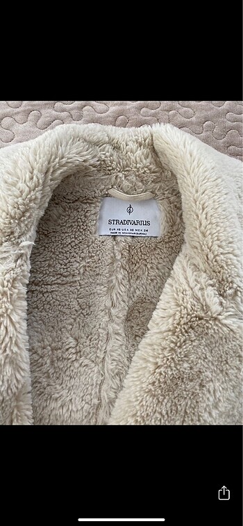 Stradivarius Stradivarius kürkü fit biker ceket