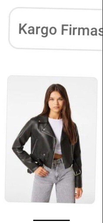 Bershka BERSHKA deri ceket