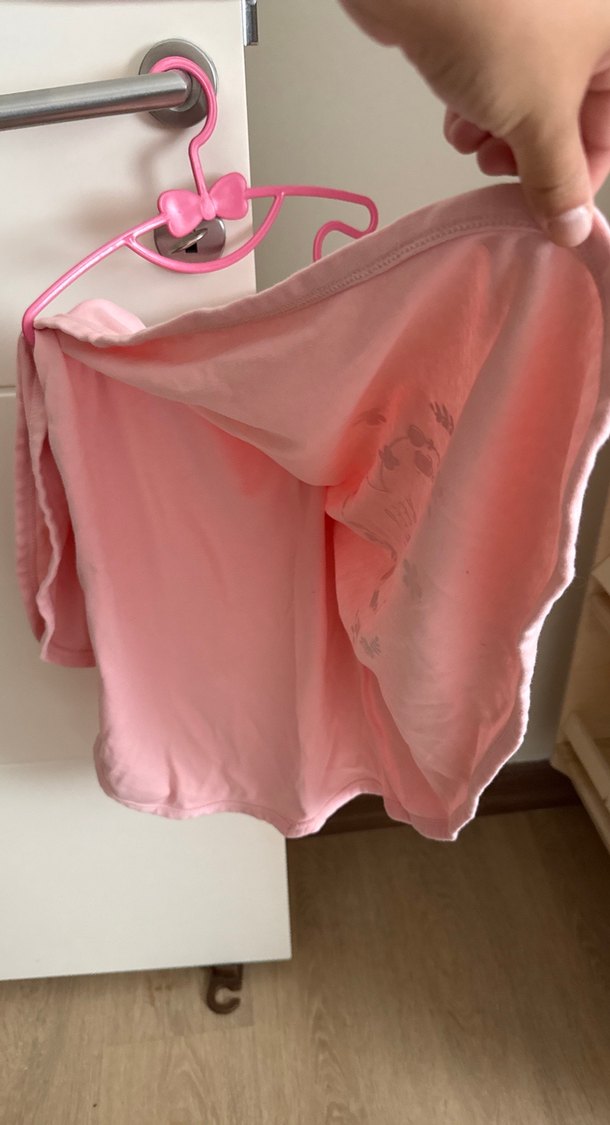 Pembe Çiçek Baskılı Çocuk Battaniyesi - Görsel 2