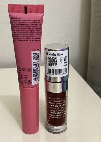 Essence lip oil ve allık - Görsel 2
