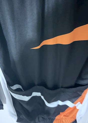 Erkek Siyah Bisiklet Forması, Fermuarlı, Uzun Kollu - Görsel 2