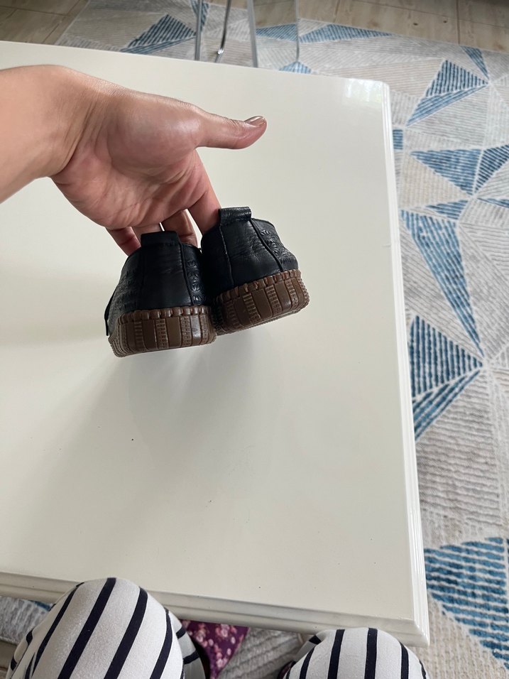 Siyah Blok Topuklu Kadın Klasik Ayakkabı — görsel 4/6
