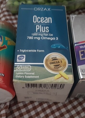 Ocean balık Yağı omega3 sıfır son kullanım 10 ay