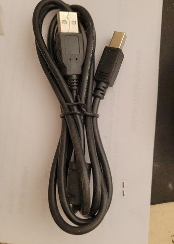 USB YAZICI KABLOSU SIFIR. SB Tip A - Tip C Kablo Siyah