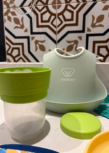 oioi mama tabak puzzle önlük mamacup one little foodie babybjörn - Görsel 5