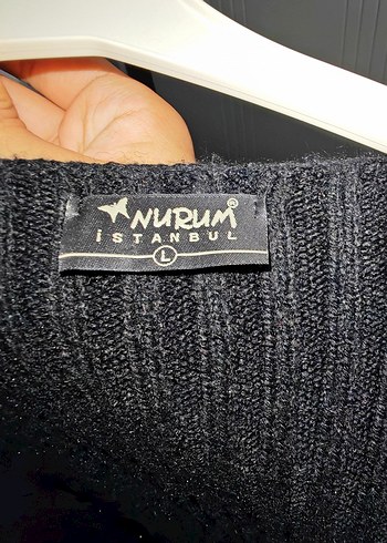 m Beden Siyah Triko Kadın Hırka Uzun Kollu