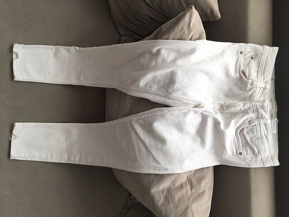 Zara Beyaz Pantolon