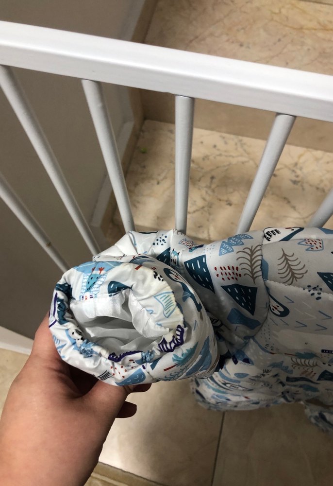 Bebek Erkek Beyaz mavi desenli astronot tulum - Görsel 3