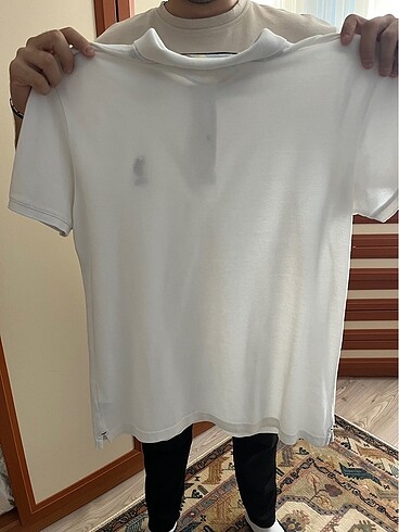U.S Polo Assn. ERKEK BEYAZ POLO YAKA T-shirt