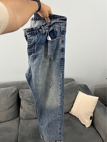 33 Beden mavi Renk BOY FRİEND ERKEK KOT PANTOLON