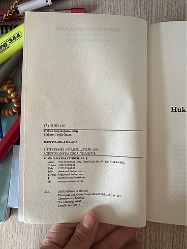  Hukuk sosyolojisine giriş
