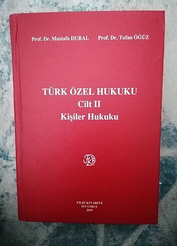 Türk Özel Hukuku Cilt 2 - Kişiler Hukuku