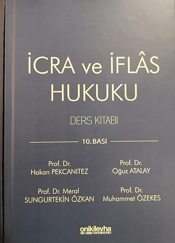 İcra Ve İflas Hukuku - Pekcanıtez - Özekes