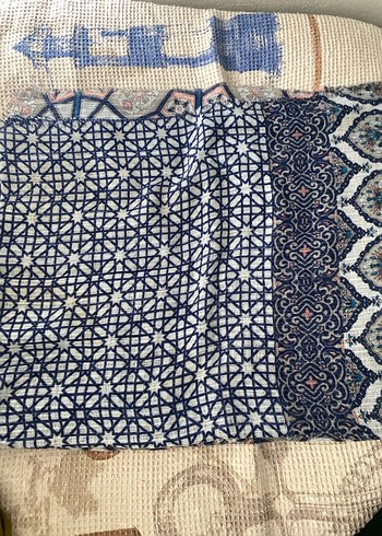 Lacivert Bohem Desenli şal - Görsel 2