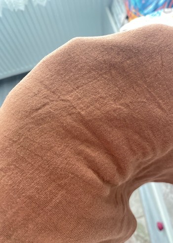 Açık Kahve penye Şal - Görsel 2