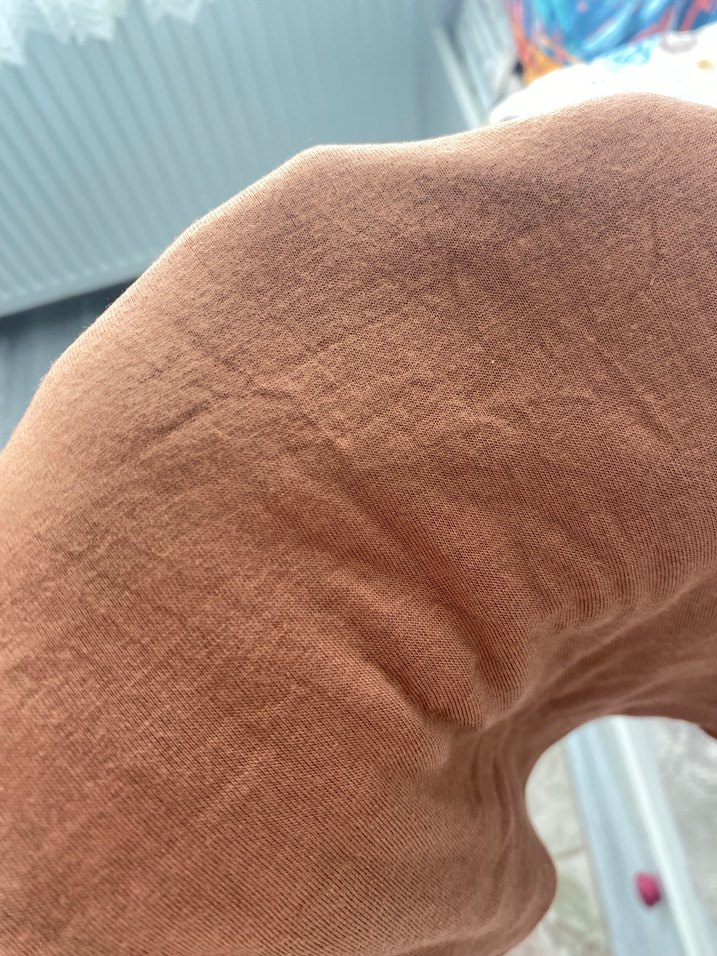 Açık Kahve penye Şal - Görsel 2