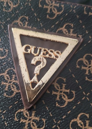 Beden Guess Kahverengi Deri Omuz Çantası