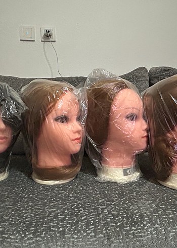 PRODIVA 60CM GERÇEK SAÇLI EGiTiM MANKENi - Görsel 2